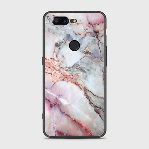 OnePlus 5T Cover- Colorful Marble Series - HQ Ultra Shine Premium Infinity Glass Soft Silicon Borders Case