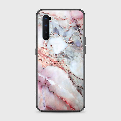 OnePlus Nord Cover- Colorful Marble Series - HQ Ultra Shine Premium Infinity Glass Soft Silicon Borders Case