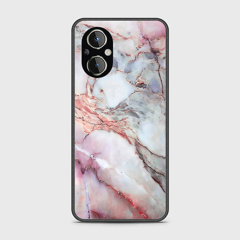 Oppo Reno 7Z 5G Cover- Colorful Marble Series - HQ Ultra Shine Premium Infinity Glass Soft Silicon Borders Case