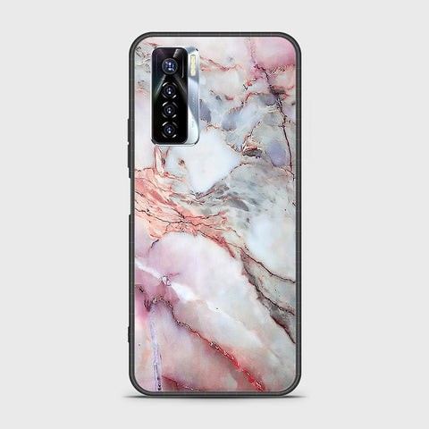 Tecno Camon 17 Pro Cover - Colorful Marble Series - HQ Ultra Shine Premium Infinity Glass Soft Silicon Borders Case