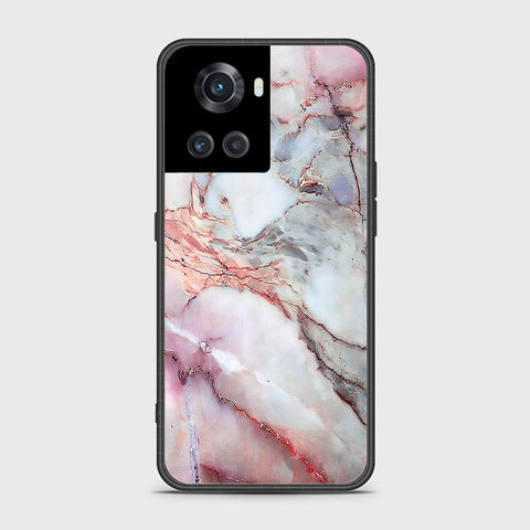 OnePlus 10R Cover- Colorful Marble Series - HQ Ultra Shine Premium Infinity Glass Soft Silicon Borders Case