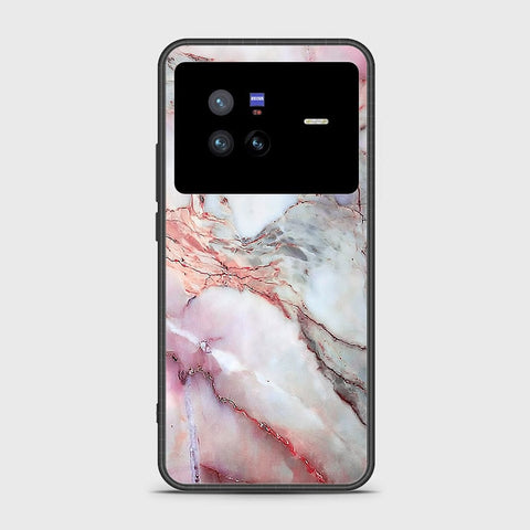 Vivo X80 Cover- Colorful Marble Series - HQ Ultra Shine Premium Infinity Glass Soft Silicon Borders Case