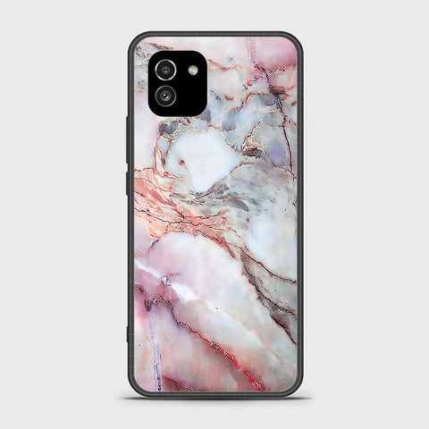 Samsung Galaxy A03 Cover- Colorful Marble Series - HQ Ultra Shine Premium Infinity Glass Soft Silicon Borders Case