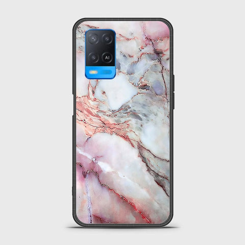 Oppo A54 4G Cover- Colorful Marble Series - HQ Ultra Shine Premium Infinity Glass Soft Silicon Borders Case