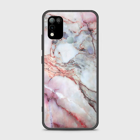 Infinix Hot 10 Play Cover- Colorful Marble Series - HQ Ultra Shine Premium Infinity Glass Soft Silicon Borders Case