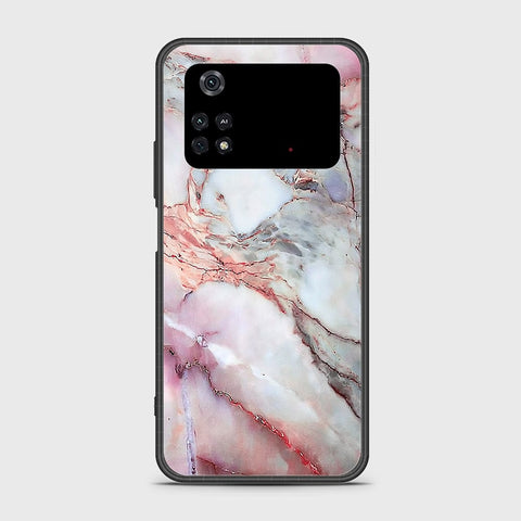 Xiaomi Poco M4 Pro 4G Cover- Colorful Marble Series - HQ Ultra Shine Premium Infinity Glass Soft Silicon Borders Case