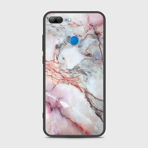 Huawei Honor 9 Lite Cover - Colorful Marble Series - HQ Ultra Shine Premium Infinity Glass Soft Silicon Borders Case