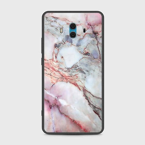 Huawei Mate 10 Cover - Colorful Marble Series - HQ Ultra Shine Premium Infinity Glass Soft Silicon Borders Case