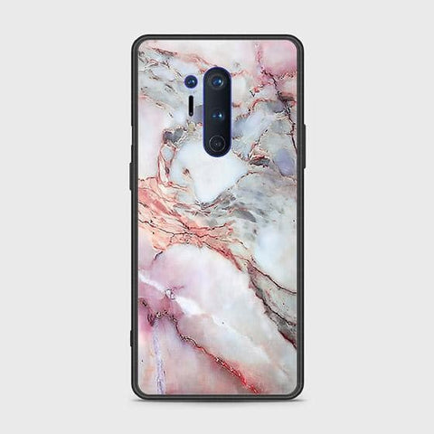 OnePlus 8 Pro Cover - Colorful Marble Series - HQ Ultra Shine Premium Infinity Glass Soft Silicon Borders Case