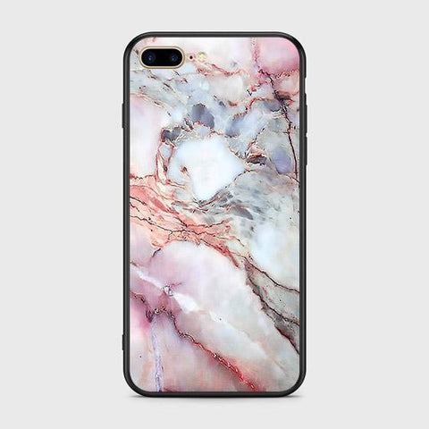 iPhone 7 Plus Cover - Colorful Marble Series - HQ Ultra Shine Premium Infinity Glass Soft Silicon Borders Case