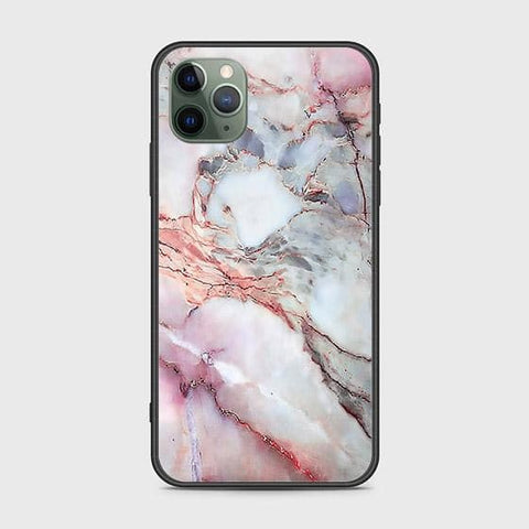 iPhone 11 Pro Max Cover - Colorful Marble Series - HQ Ultra Shine Premium Infinity Glass Soft Silicon Borders Case