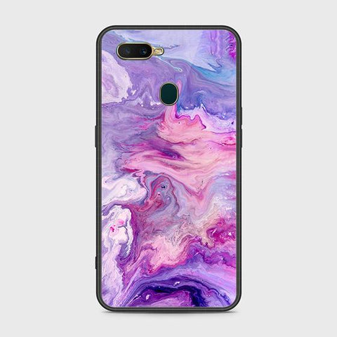 Oppo A11k Cover - Colorful Marble Series - HQ Ultra Shine Premium Infinity Glass Soft Silicon Borders Case