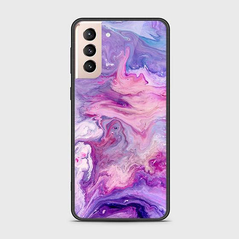 Samsung Galaxy S22 Plus 5G Cover - Colorful Marble Series - HQ Ultra Shine Premium Infinity Glass Soft Silicon Borders Case