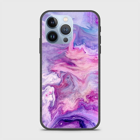 iPhone 13 Pro Cover- Colorful Marble Series - HQ Ultra Shine Premium Infinity Glass Soft Silicon Borders Case