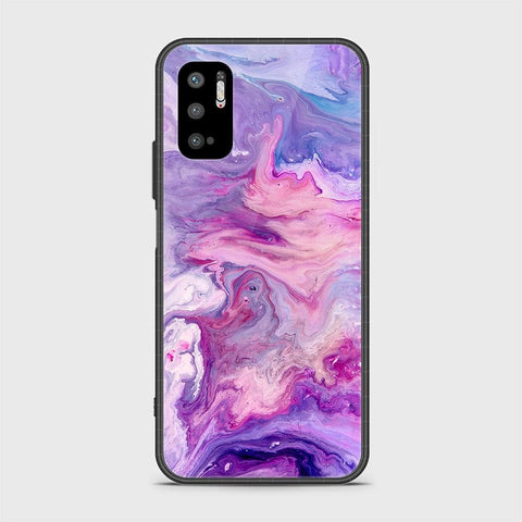 Xiaomi Redmi Note 10 5G Cover - Colorful Marble Series - HQ Ultra Shine Premium Infinity Glass Soft Silicon Borders Case