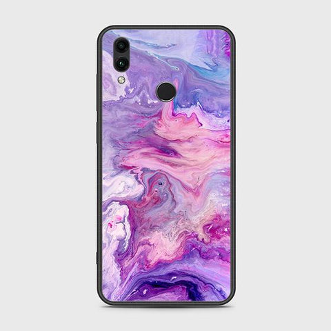 Huawei Honor 10 Lite Cover - Colorful Marble Series - HQ Ultra Shine Premium Infinity Glass Soft Silicon Borders Case