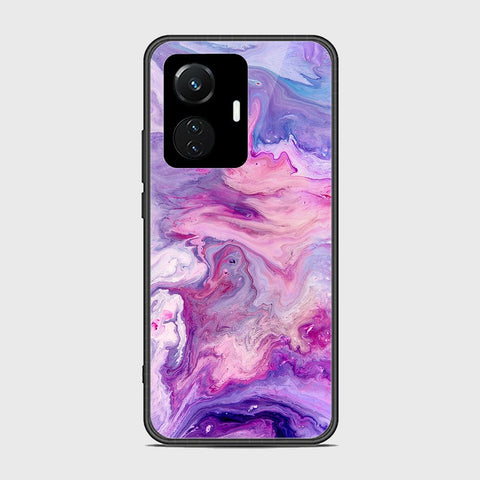 Vivo Y55 4G Cover- Colorful Marble Series - HQ Ultra Shine Premium Infinity Glass Soft Silicon Borders Case