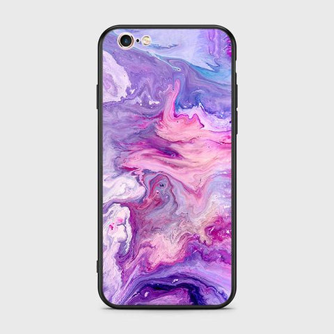 iPhone 6s Plus / 6 Plus Cover - Colorful Marble Series - HQ Ultra Shine Premium Infinity Glass Soft Silicon Borders Case