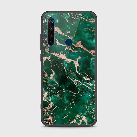 Xiaomi Redmi Note 8 Cover - Colorful Marble Series - HQ Ultra Shine Premium Infinity Glass Soft Silicon Borders Case