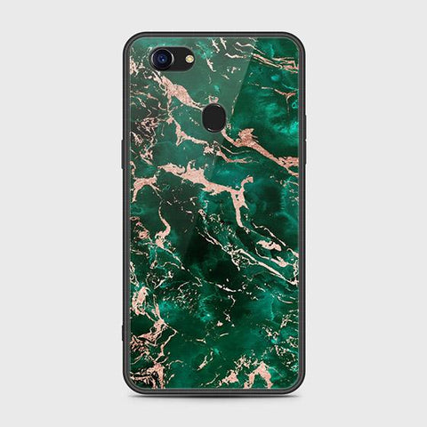 Oppo F5 Cover - Colorful Marble Series - HQ Ultra Shine Premium Infinity Glass Soft Silicon Borders Case