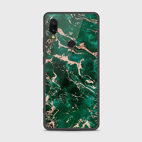 Xiaomi Redmi 7 Cover - Colorful Marble Series - HQ Ultra Shine Premium Infinity Glass Soft Silicon Borders Case