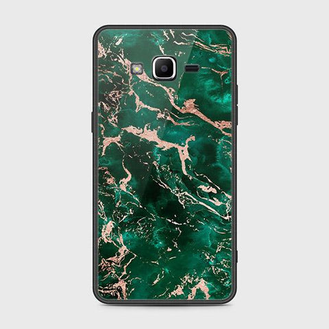 Samsung Galaxy J2 Prime Cover - Colorful Marble Series - HQ Ultra Shine Premium Infinity Glass Soft Silicon Borders Case