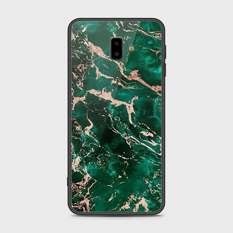 Samsung Galaxy J6 Plus 2018 Cover - Colorful Marble Series - HQ Ultra Shine Premium Infinity Glass Soft Silicon Borders Case