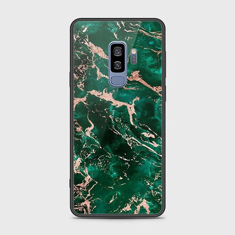 Samsung Galaxy S9 Plus Cover - Colorful Marble Series - HQ Ultra Shine Premium Infinity Glass Soft Silicon Borders Case