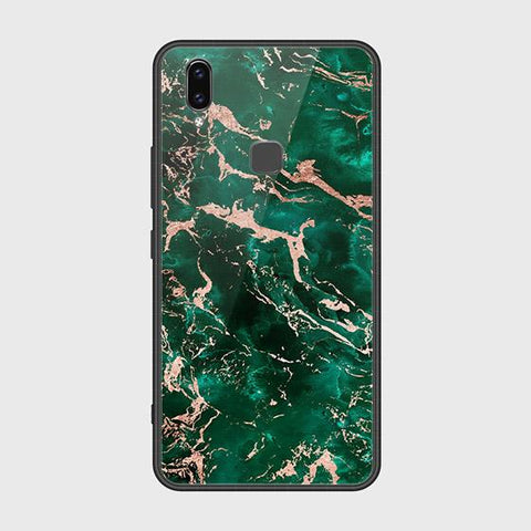 Vivo Y85 Cover - Colorful Marble Series - HQ Ultra Shine Premium Infinity Glass Soft Silicon Borders Case