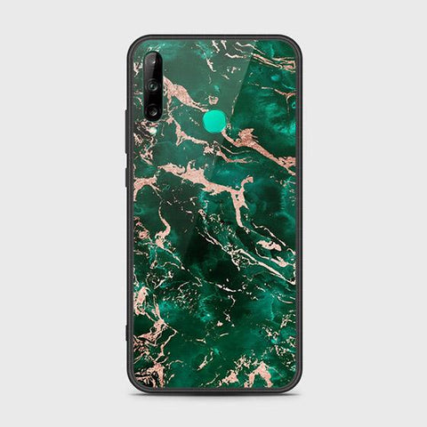 Huawei P40 lite E Cover - Colorful Marble Series - HQ Ultra Shine Premium Infinity Glass Soft Silicon Borders Case