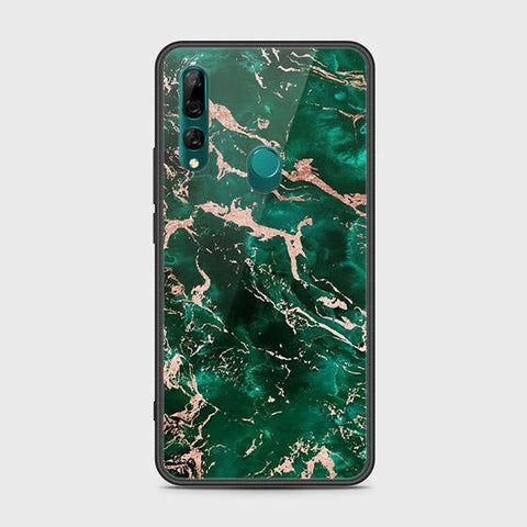 Huawei Y9 Prime 2019 Cover - Colorful Marble Series - HQ Ultra Shine Premium Infinity Glass Soft Silicon Borders Case