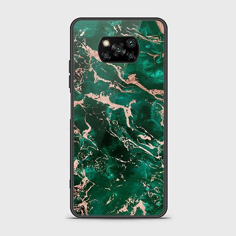 Xiaomi Poco X3 Pro Cover - Colorful Marble Series - HQ Ultra Shine Premium Infinity Glass Soft Silicon Borders Case