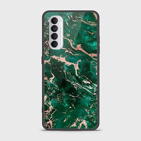 Oppo Reno 4 Pro Cover - Colorful Marble Series - HQ Ultra Shine Premium Infinity Glass Soft Silicon Borders Case