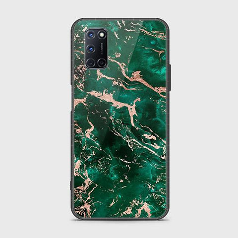 Oppo A72 Cover - Colorful Marble Series - HQ Ultra Shine Premium Infinity Glass Soft Silicon Borders Case