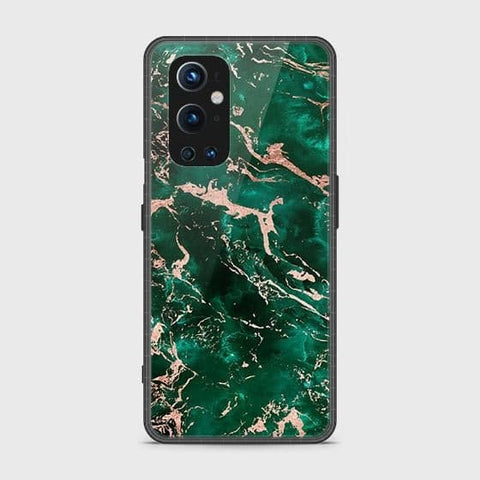 Oneplus 9 Pro Cover - Colorful Marble Series - HQ Ultra Shine Premium Infinity Glass Soft Silicon Borders Case