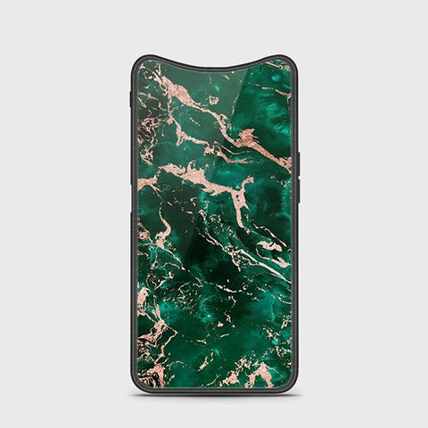 Oppo Find X Cover - Colorful Marble Series - HQ Ultra Shine Premium Infinity Glass Soft Silicon Borders Case