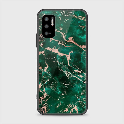 Xiaomi Redmi Note 10 5G Cover - Colorful Marble Series - HQ Ultra Shine Premium Infinity Glass Soft Silicon Borders Case