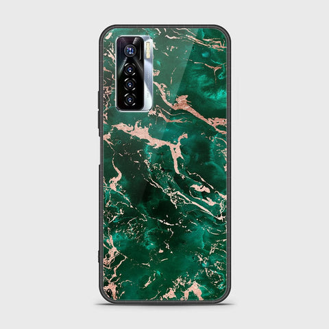 Tecno Camon 17 Pro Cover - Colorful Marble Series - HQ Ultra Shine Premium Infinity Glass Soft Silicon Borders Case