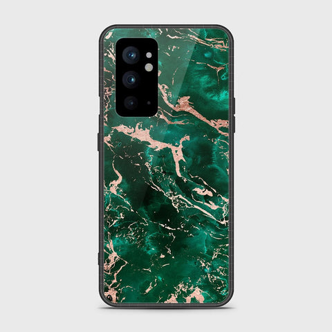 OnePlus 9RT 5G Cover- Colorful Marble Series - HQ Ultra Shine Premium Infinity Glass Soft Silicon Borders Case