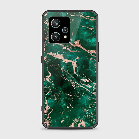 Realme 9 4G Cover- Colorful Marble Series - HQ Ultra Shine Premium Infinity Glass Soft Silicon Borders Case