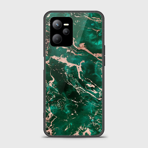 Realme Narzo 50A Prime Cover- Colorful Marble Series - HQ Ultra Shine Premium Infinity Glass Soft Silicon Borders Case