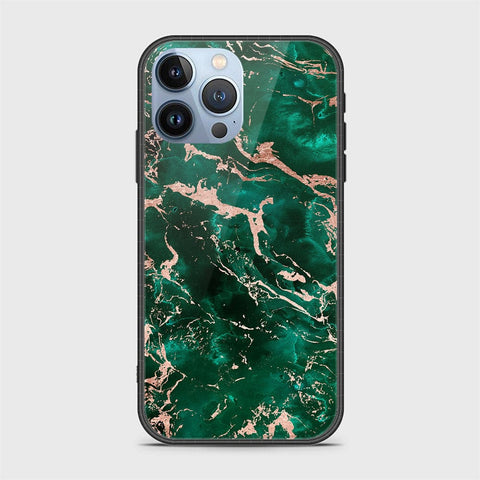 iPhone 14 Pro Max Cover- Colorful Marble Series - HQ Ultra Shine Premium Infinity Glass Soft Silicon Borders Case