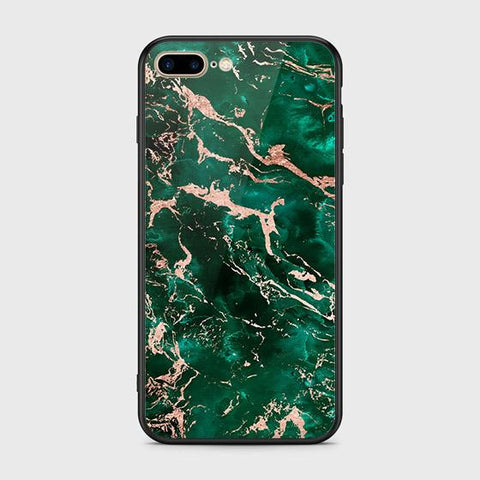 iPhone 7 Plus Cover - Colorful Marble Series - HQ Ultra Shine Premium Infinity Glass Soft Silicon Borders Case