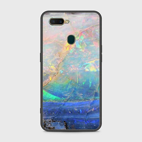 Oppo A11k Cover - Colorful Marble Series - HQ Ultra Shine Premium Infinity Glass Soft Silicon Borders Case