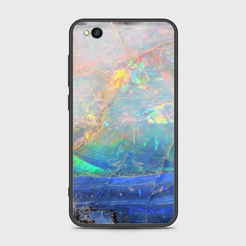 Xiaomi Redmi Go Cover - Colorful Marble Series - HQ Ultra Shine Premium Infinity Glass Soft Silicon Borders Case