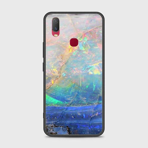 Vivo Y11 2019 Cover - Colorful Marble Series - HQ Ultra Shine Premium Infinity Glass Soft Silicon Borders Case