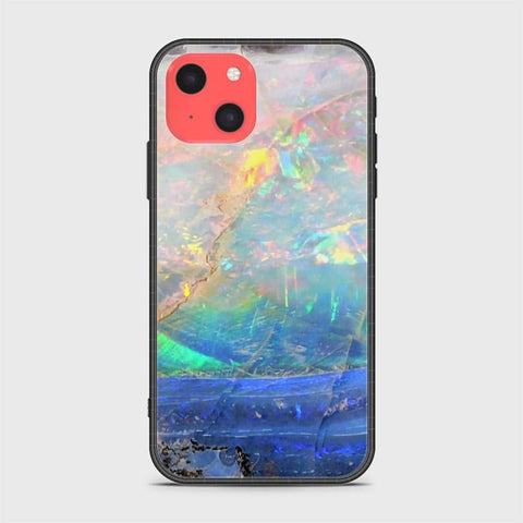 iPhone 13 Mini Cover- Colorful Marble Series - HQ Ultra Shine Premium Infinity Glass Soft Silicon Borders Case