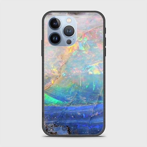 iPhone 13 Pro Cover- Colorful Marble Series - HQ Ultra Shine Premium Infinity Glass Soft Silicon Borders Case