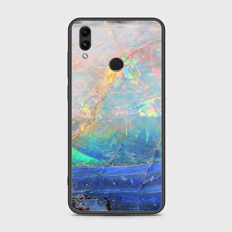 Huawei Honor 10 Lite Cover - Colorful Marble Series - HQ Ultra Shine Premium Infinity Glass Soft Silicon Borders Case