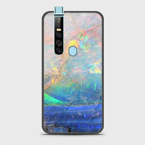 Tecno Camon 15 Pro Cover- Colorful Marble Series - HQ Ultra Shine Premium Infinity Glass Soft Silicon Borders Case